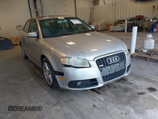 2008 Audi A4 2.0T with VIN WAUDF78E68A099502, listed as a IAAI auction lot 41584779 with 191,021 mi miles and . Bid and sale history available at DreamBid. Image 1.