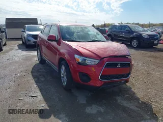 2015 Mitsubishi Outlander Sport ES with VIN 4A4AP3AU1FE053104, listed as a IAAI auction lot 40669797 with 127,778 mi miles. Bid and sale history available at carsss.com. Image 1.