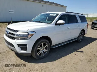 2023 Ford Expedition Max XLT z VIN 1FMJK1J83PEA13732, wystawiony jako Copart lot #52970035 z przebiegiem 34 123 mil mil oraz Szkoda całkowita • Salvage title. Historia ofert i sprzedaży dostępna na DreamBid. Obrazek 1.