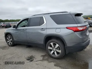 2021 Chevrolet Traverse LT Leather with VIN 1GNEVHKW2MJ140601, listed as a Copart auction lot 65376624 with 57,276 mi miles and Salvage Title. Bid and sale history available at carsss.com. Image 2.
