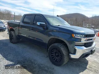 2019 Chevrolet Silverado 1500 LT with VIN 1GCPYDEKXKZ394243, listed as a IAAI auction lot 41821628 with 1 mi miles. Bid and sale history available at carsss.com. Image 1.