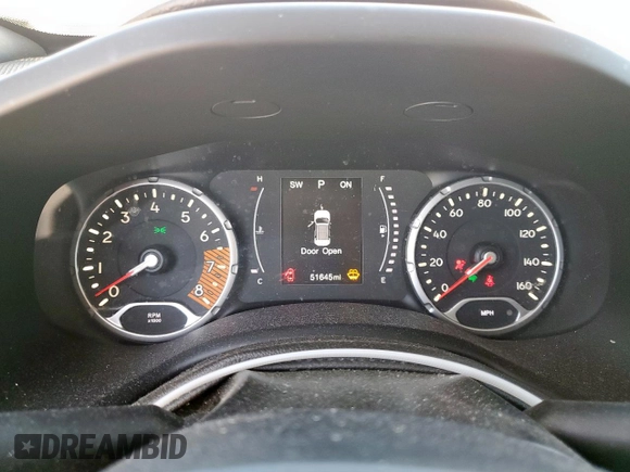 2020 Jeep Renegade Sport with VIN ZACNJAAB3LPL03021, listed as a Copart auction lot 62174615 with 51,645 mi miles and Salvage title. Bid and sale history available at DreamBid. Image 9.