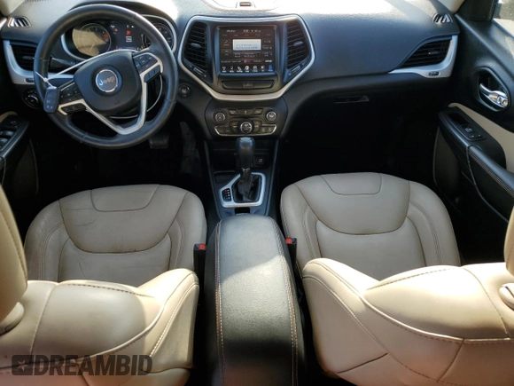 2017 Jeep Cherokee Limited with VIN 1C4PJLDB8HW526250, listed as a Copart auction lot 48337305 with 107,618 mi miles and Salvage Title. Bid and sale history available at carsss.com. Image 8.