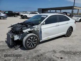 2023 Volkswagen Jetta S with VIN 3VW4M7BU1PM052899, listed as a Copart auction lot 54158435 with 27,327 mi miles and Non repairable. Bid and sale history available at DreamBid. Image 1.
