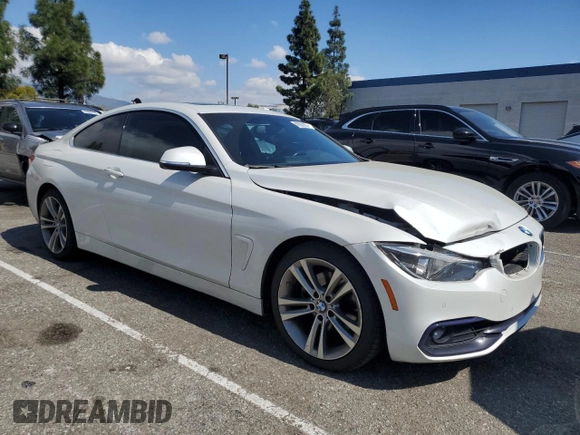 2019 BMW 4 Series 430i with VIN WBA4W3C51KAG91402, listed as a Copart auction lot 47631785 with 81,039 mi miles and Salvage Title. Bid and sale history available at carsss.com. Image 4.