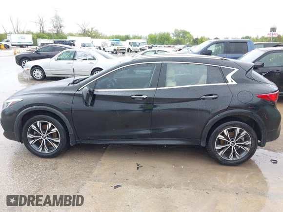2018 Infiniti QX30 Premium with VIN SJKCH5CR3JA052230, listed as a IAAI auction lot 42299604 with 85,369 mi miles and . Bid and sale history available at DreamBid. Image 15.