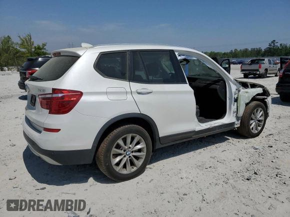 2015 BMW X3 xDrive28i with VIN 5UXWX9C56F0D54892, listed as a Copart auction lot 53505645 with 130,502 mi miles and Salvage Title. Bid and sale history available at DreamBid. Image 3.