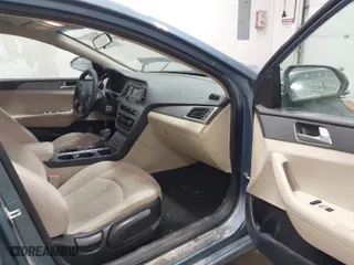 2015 Hyundai Sonata 2.4L SE with VIN 5NPE24AF8FH120750, listed as a IAAI auction lot 41740347 with 113,802 mi miles. Bid and sale history available at carsss.com. Image 5.