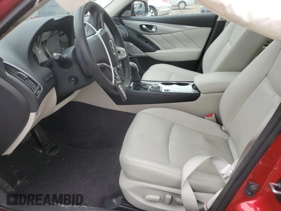 2024 Infiniti Q50 Luxe with VIN JN1EV7BR4RM630852, listed as a Copart auction lot 44844395 with 12,051 mi miles and Salvage Title. Bid and sale history available at DreamBid. Image 7.