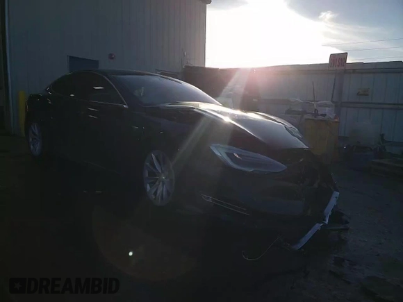 2017 Tesla Model S 100D with VIN 5YJSA1E2XHF199948, listed as a Copart auction lot 46367635 with 76,284 mi miles and Salvage title. Bid and sale history available at DreamBid. Image 13.