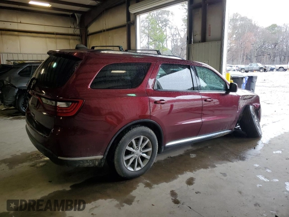 2017 Dodge Durango SXT with VIN 1C4RDJAG2HC606424, listed as a Copart auction lot 45712375 with 117,942 mi miles and Salvage Title. Bid and sale history available at DreamBid. Image 3.