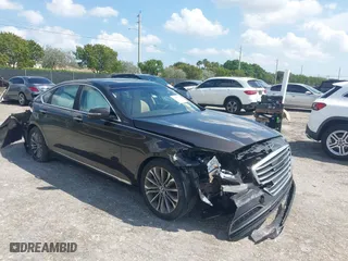 2015 Hyundai Genesis 3.8L with VIN KMHGN4JE8FU051163, listed as a IAAI auction lot 41937543 with 98,765 mi miles. Bid and sale history available at carsss.com. Image 1.