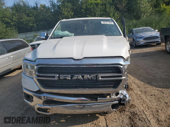 2020 Ram 1500 Big Horn with VIN 1C6RRFBG6LN330749, listed as a Copart auction lot 66701364 with Not Provided miles and Non Repairable. Bid and sale history available at carsss.com. Image 5.