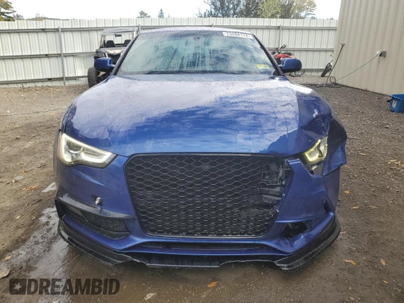 2015 Audi S5 Premium Plus with VIN WAUCGAFR1FA037773, listed as a Copart auction lot 73284174 with 138,487 mi miles and Salvage Title. Bid and sale history available at carsss.com. Image 5.