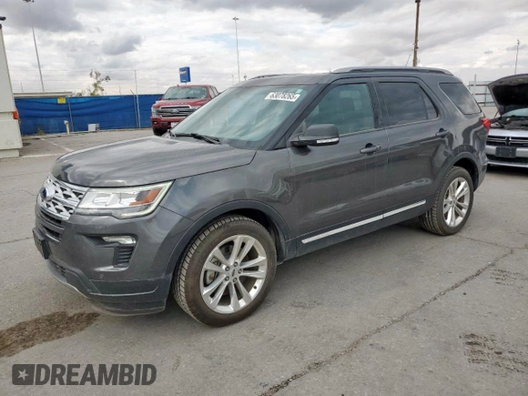 2019 Ford Explorer XLT z VIN 1FM5K8D8XKGA22222, wystawiony jako Copart lot #63078265 z przebiegiem 40 244 mil mil oraz Szkoda całkowita • Salvage title. Historia ofert i sprzedaży dostępna na DreamBid. Obrazek 1.