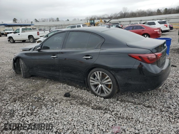 2020 Infiniti Q50 3.0t SPORT with VIN JN1EV7AP7LM205102, listed as a Copart auction lot 43652135 with 68,075 mi miles and Salvage Title. Bid and sale history available at carsss.com. Image 2.