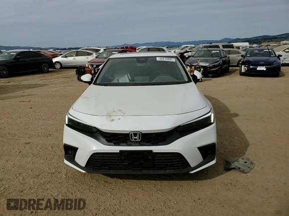 2024 Honda Civic Sedan Touring with VIN 2HGFE1F96RH316536, listed as a Copart auction lot 46878695 with 21,407 mi miles and Salvage Title. Bid and sale history available at carsss.com. Image 10.