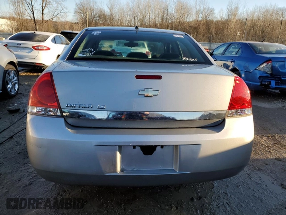 2008 Chevrolet Impala LS with VIN 2G1WB58N989195656, listed as a Copart auction lot 42233925 with 186,117 mi miles and Non Repairable. Bid and sale history available at DreamBid. Image 6.