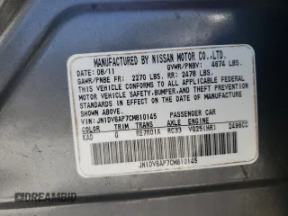 2012 Infiniti G25 Journey with VIN JN1DV6AP7CM810145, listed as a Copart auction lot 53663485 with 132,043 mi miles and Salvage Title. Bid and sale history available at carsss.com. Image 14.