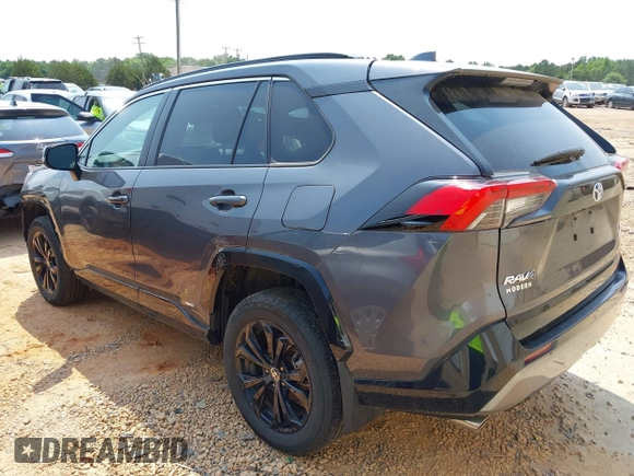 2024 Toyota RAV4 Hybrid SE with VIN 4T3T6RFV4RU144159, listed as a IAAI auction lot 42383398 with 24,499 mi miles and . Bid and sale history available at DreamBid. Image 3.