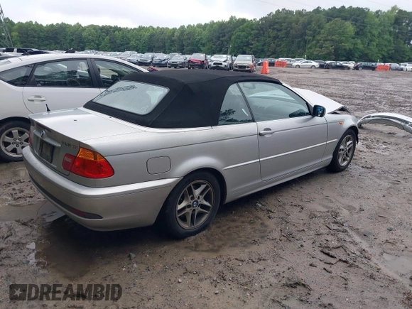 2004 BMW 3 Series 325Ci z VIN WBABW33454PL31304, wystawiony jako IAAI lot #42330013 z przebiegiem 147 711 mil mil oraz . Historia ofert i sprzedaży dostępna na DreamBid. Obrazek 4.
