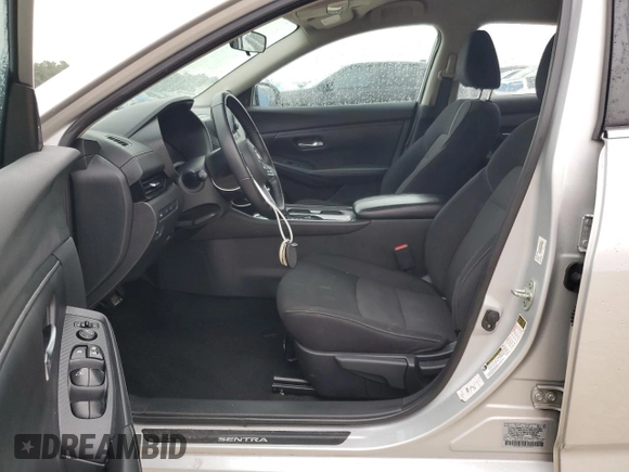 2021 Nissan Sentra SV with VIN 3N1AB8CV2MY261262, listed as a Copart auction lot 53751535 with 53,338 mi miles and Non Repairable. Bid and sale history available at DreamBid. Image 7.