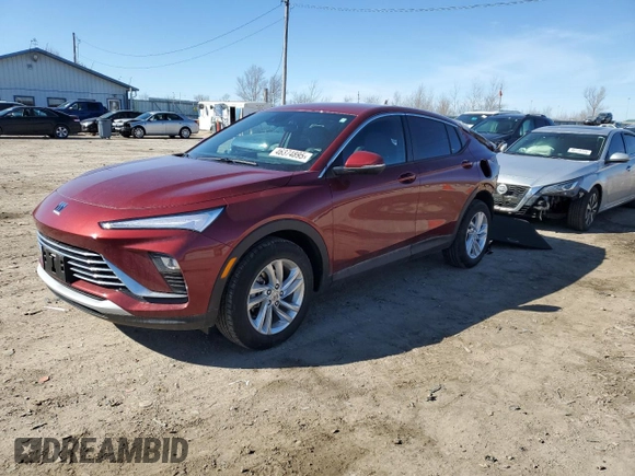 2024 Buick Envista Preferred with VIN KL47LAE21RB101856, listed as a Copart auction lot 46374895 with 12,909 mi miles and Salvage Title. Bid and sale history available at DreamBid. Image 1.