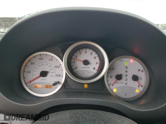 2005 Toyota RAV4 with VIN JTEHD20V456032416, listed as a Copart auction lot 53899635 with 187,819 mi miles and Clean Title. Bid and sale history available at carsss.com. Image 9.