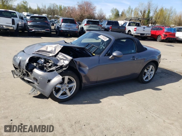 2006 Mazda MX-5 Miata Touring with VIN JM1NC25F760103494, listed as a Copart auction lot 50738485 with 117,089 mi miles and Salvage title. Bid and sale history available at DreamBid. Image 1.