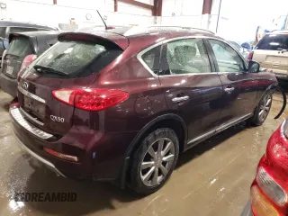 2016 Infiniti QX50 with VIN JN1BJ0RR7GM261137, listed as a Copart auction lot 72030842 with 0 mi miles and Salvage Title. Bid and sale history available at carsss.com. Image 3.