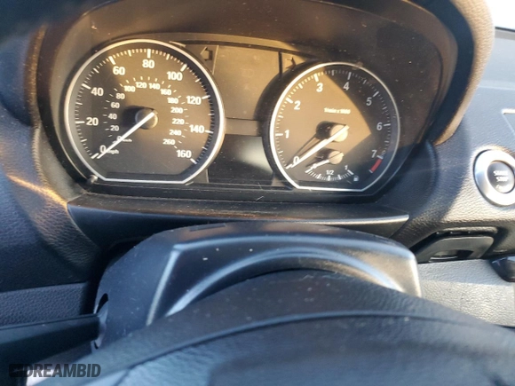 2011 BMW 1 Series 128i with VIN WBAUN1C55BVH83600, listed as a Copart auction lot 86176344 with 0 mi miles and Salvage Title. Bid and sale history available at carsss.com. Image 9.