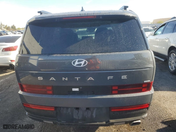 2025 Hyundai Santa Fe SEL with VIN 5NMP2DGLXSH084587, listed as a Copart auction lot 54089455 with 10,173 mi miles and Clean Title. Bid and sale history available at carsss.com. Image 6.