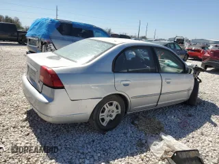 2001 Honda Civic EX with VIN 1HGES26771L030629, listed as a Copart auction lot 48322835 with Not Provided miles and Salvage Title. Bid and sale history available at DreamBid. Image 3.