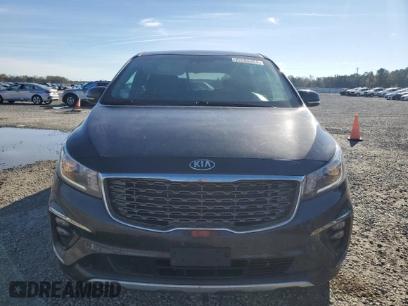 2019 Kia Sedona EX with VIN KNDMC5C13K6558435, listed as a Copart auction lot 73208964 with 75,710 mi miles and Salvage Title. Bid and sale history available at carsss.com. Image 5.
