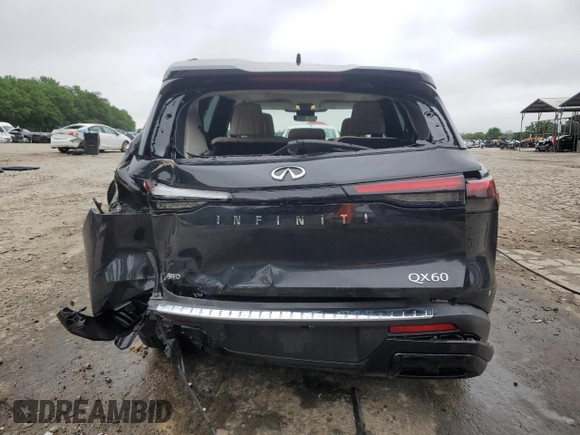 2023 Infiniti QX60 Luxe z VIN 5N1DL1FS5PC362269, wystawiony jako Copart lot #59738215 z przebiegiem 35 994 mil mil oraz Szkoda całkowita • Salvage title. Historia ofert i sprzedaży dostępna na DreamBid. Obrazek 6.