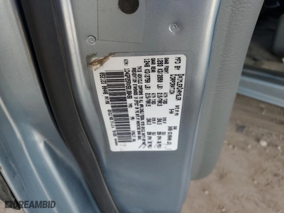 2005 Dodge Caravan SE with VIN 1D4GP25RX5B188456, listed as a Copart auction lot 73244094 with 104,199 mi miles and Salvage Title. Bid and sale history available at carsss.com. Image 13.