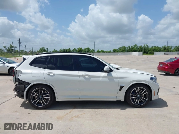 2020 BMW X3 M with VIN 5YMTS0C05L9C87865, listed as a IAAI auction lot 42526886 with 41,496 mi miles and . Bid and sale history available at DreamBid. Image 13.
