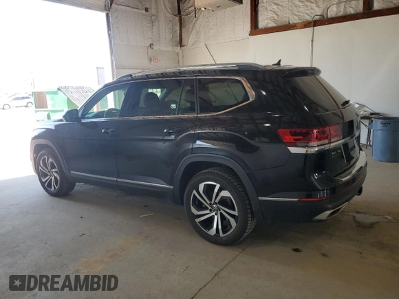 2021 Volkswagen Atlas SEL Premium with VIN 1V2TR2CA8MC529511, listed as a Copart auction lot 53453355 with 116,082 mi miles and Salvage title. Bid and sale history available at DreamBid. Image 2.