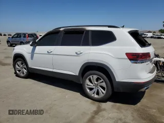 2021 Volkswagen Atlas SE z VIN 1V2WR2CA3MC581108, wystawiony jako Copart lot #55703125 z przebiegiem 76 194 mil mil oraz Szkoda całkowita • Salvage title. Historia ofert i sprzedaży dostępna na DreamBid. Obrazek 2.