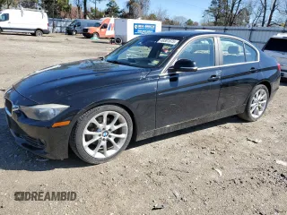 2015 BMW 3 Series 320i with VIN WBA3B1C50FK137793, listed as a Copart auction lot 49381875 with 57,874 mi miles and Salvage Title. Bid and sale history available at carsss.com. Image 1.