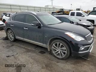 2016 Infiniti QX50 with VIN JN1BJ0RR5GM270631, listed as a Copart auction lot 57956974 with 0 mi miles and Salvage Title. Bid and sale history available at carsss.com. Image 4.