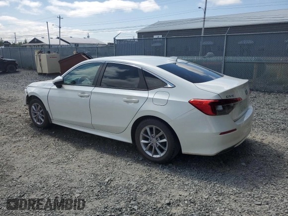 2022 Honda Civic EX with VIN 2HGFE2F3XNH117629, listed as a Copart auction lot 65165855 with 37,994 mi miles and Salvage title. Bid and sale history available at DreamBid. Image 2.