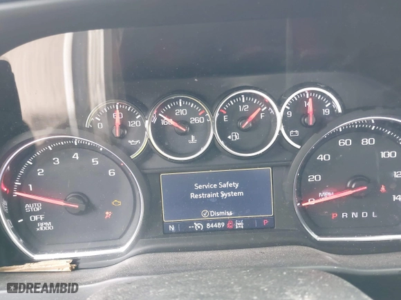 2019 Chevrolet Silverado 1500 LT with VIN 1GCRYDED5KZ383015, listed as a IAAI auction lot 41717968 with 84,489 mi miles. Bid and sale history available at carsss.com. Image 7.