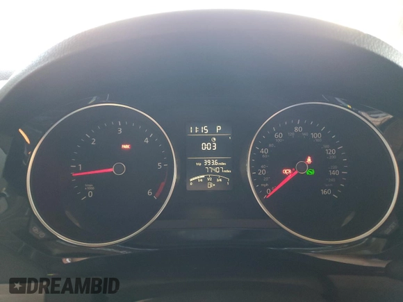 2015 Volkswagen Jetta Sedan 2.0L TDI SEL with VIN 3VWLA7AJ3FM307448, listed as a Copart auction lot 83636714 with 77,407 mi miles and Salvage Title. Bid and sale history available at carsss.com. Image 9.