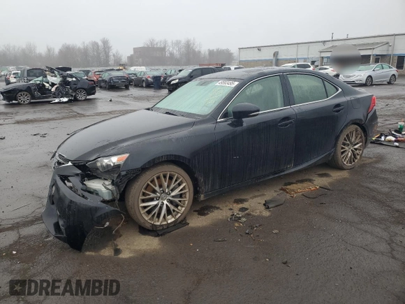 2016 Lexus IS 300 with VIN JTHCM1D23G5004476, listed as a Copart auction lot 49593495 with 222,517 mi miles and Salvage Title. Bid and sale history available at carsss.com. Image 1.