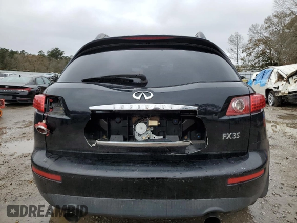 2005 Infiniti FX with VIN JNRAS08U55X109834, listed as a Copart auction lot 42297905 with 236,373 mi miles and Salvage title. Bid and sale history available at DreamBid. Image 6.