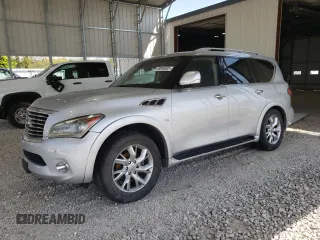 2014 Infiniti QX80 with VIN JN8AZ2NE1E9066087, listed as a Copart auction lot 53046505 with 0 mi miles and Clean Title. Bid and sale history available at carsss.com. Image 1.