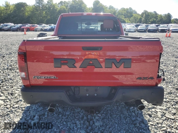 2017 Ram 1500 Rebel with VIN 1C6RR7YT2HS674131, listed as a Copart auction lot 61403835 with 24,675 mi miles and Salvage title. Bid and sale history available at DreamBid. Image 6.