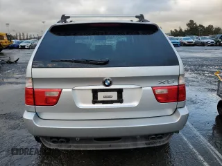 2001 BMW X5 4.4i with VIN WBAFB33581LH16948, listed as a Copart auction lot 44383785 with 143,249 mi miles and Salvage Title. Bid and sale history available at carsss.com. Image 6.
