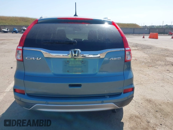2015 Honda CR-V EX-L with VIN 2HKRM4H77FH632137, listed as a IAAI auction lot 42158111 with 172,531 mi miles. Bid and sale history available at carsss.com. Image 16.
